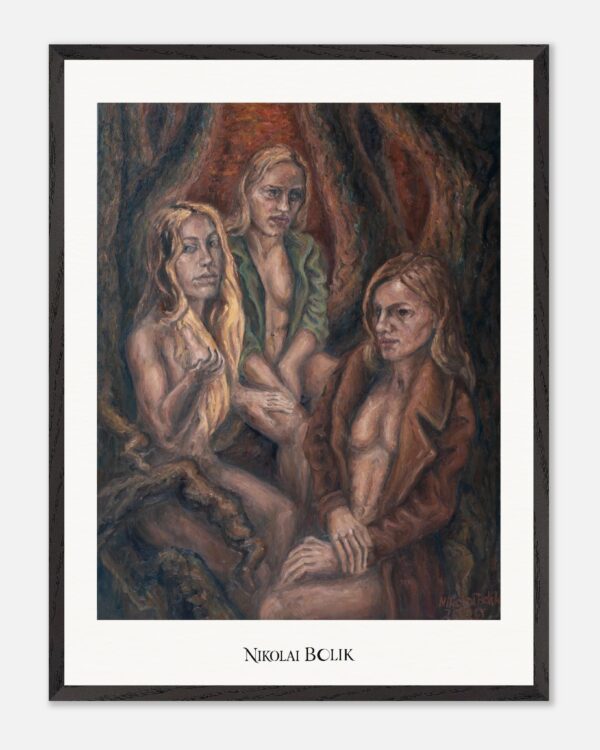 Drei Frauen im Wald