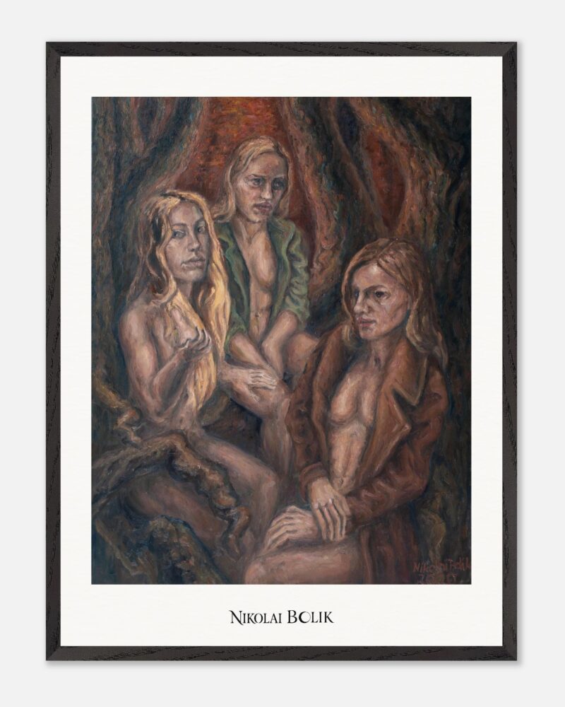Drei Frauen im Wald